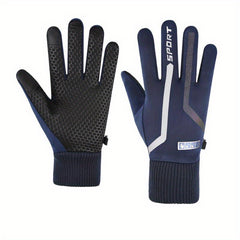 Winter Sports Skiing Warm Gloves For Men Waterproof Thick Gloves