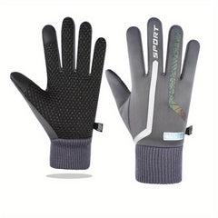 Winter Sports Skiing Warm Gloves For Men Waterproof Thick Gloves