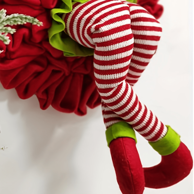 Christmas Elf Leg Hanging Decor Plush Garland for Home Party