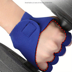 Fitness Gloves Sweat Absorbent Cycling Gloves Palm Protection Non-slip Gloves