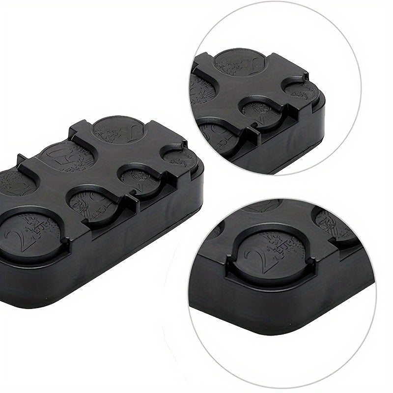 Compact Plastic Euro Coin Mini Dispenser Storage Box