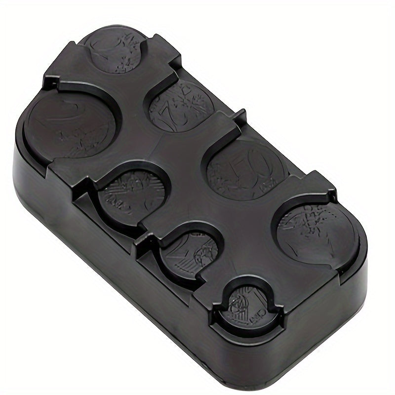 Compact Plastic Euro Coin Mini Dispenser Storage Box