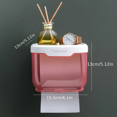 Toilet Paper Holder Wall-mounted Waterproof Paper Storage Rack