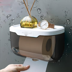 Toilet Paper Holder Wall-mounted Waterproof Paper Storage Rack