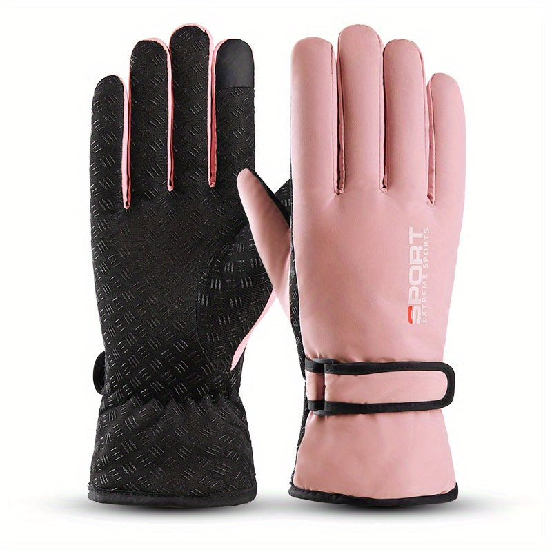 Warm Windproof Waterproof Skiing Gloves