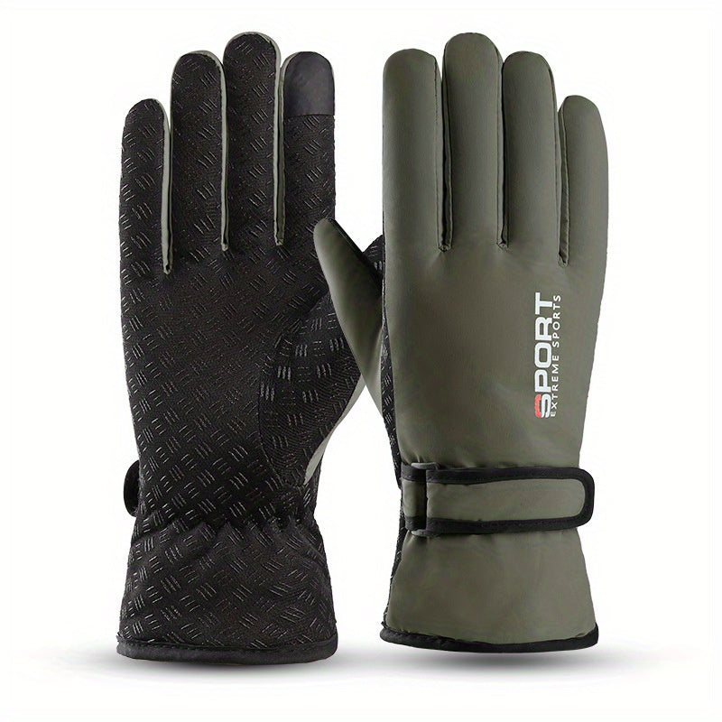 Warm Windproof Waterproof Skiing Gloves