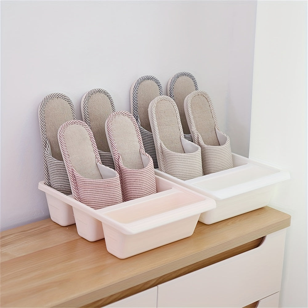 1pc Shoe Rack Dustproof Shoe Cabinet Shoes Storage Rack For School Dormitory