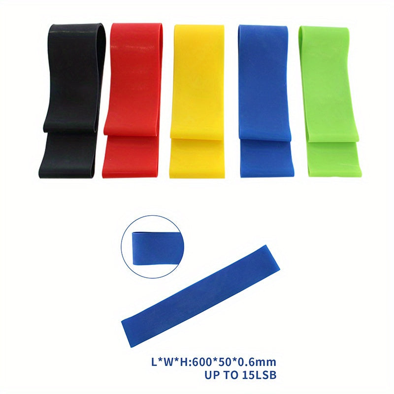 Latex Yoga Resistance Rope Fitness Stretching Tension Belt