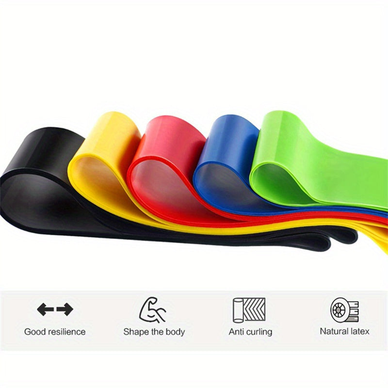 Latex Yoga Resistance Rope Fitness Stretching Tension Belt