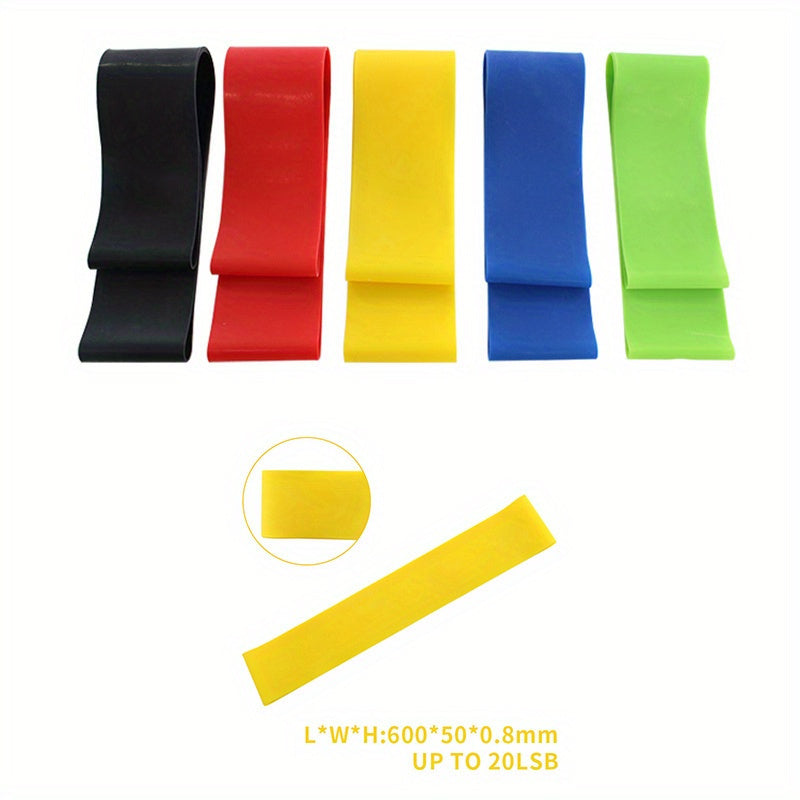 Latex Yoga Resistance Rope Fitness Stretching Tension Belt