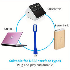 Mini USB LED Light Portable Book Reading Light 5V 1 2W