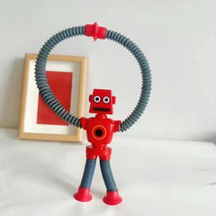 Stretching Tube Giraffe Puzzle Pressure Relief Toy Cartoon Sucker