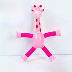 Stretching Tube Giraffe Puzzle Pressure Relief Toy Cartoon Sucker