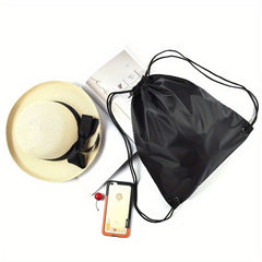 Waterproof Nylon Storage Bags Drawstring Backpack For Travel Shoes
