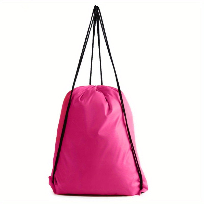 Waterproof Nylon Storage Bags Drawstring Backpack For Travel Shoes
