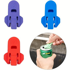 6pcs Handheld Can Opener Dustproof Insectproof Kitchen Utensils for Camping