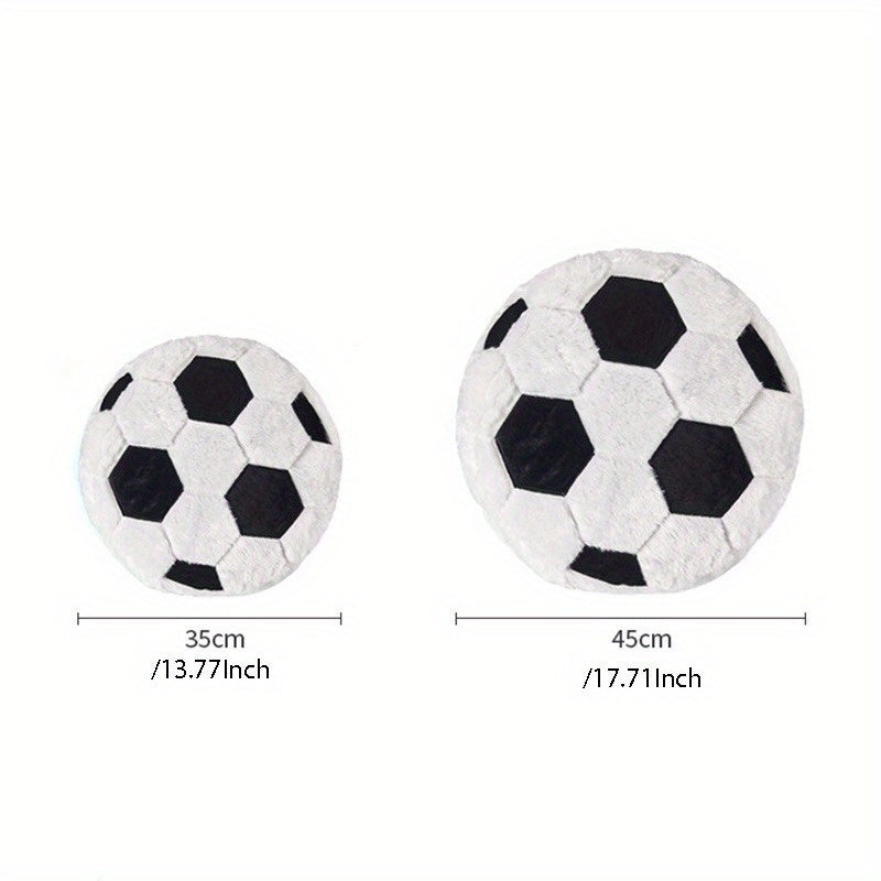 Football Sports Pillow Fluffy Soft Pillow Home Decoration Plush Pillow