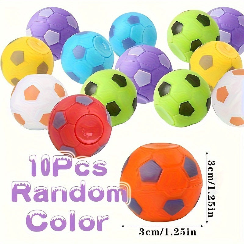 20Pcs Mini Fidget Spinner Soccer Balls - Fun Party Favors