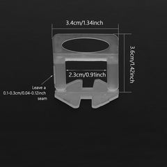 100pcs Tile Leveling System Spacers For Wall Floor Ceramic Til
