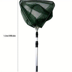 Foldable Fishing Net Lightweight Portable With Aluminum Alloy Long Handle