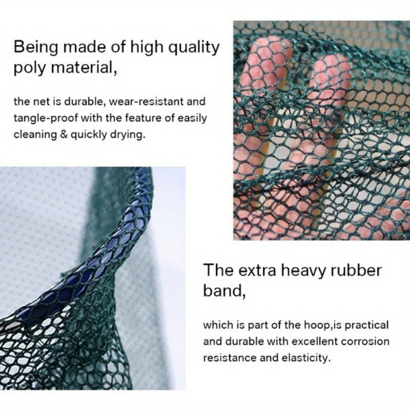 Foldable Fishing Net Lightweight Portable With Aluminum Alloy Long Handle