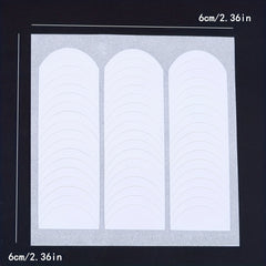 French Manicure Nail Art Stickers Strips Self Adhesive Nail Stickers