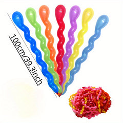 Long Fried Dough Twists Spiral Balloon Wedding Room Decoration