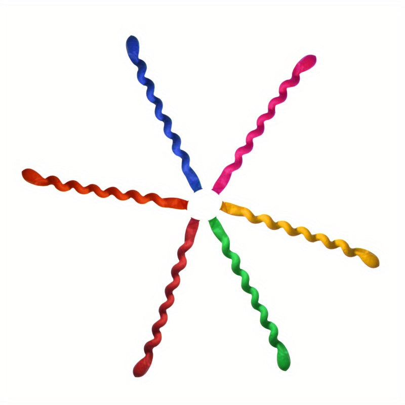 Long Fried Dough Twists Spiral Balloon Wedding Room Decoration
