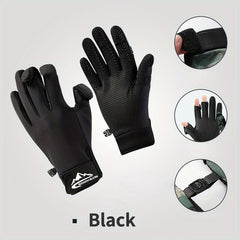Winter Fishing Gloves 3 Finger Flip Touchscreen Unisex Ice Cycling Photography