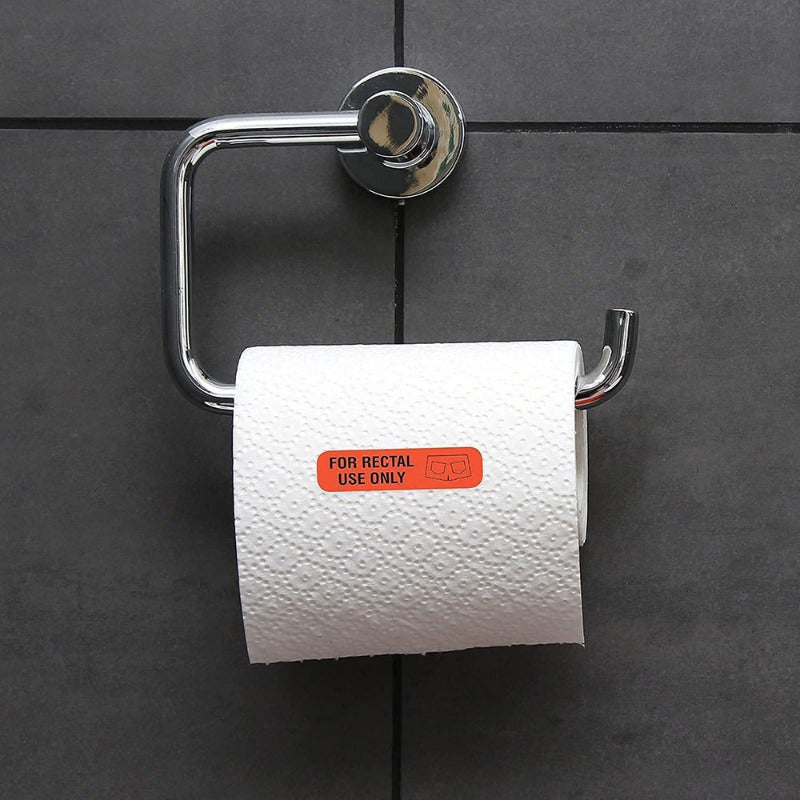 Red Waterproof Stickers For Rectal Fun