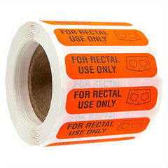 Red Waterproof Stickers For Rectal Fun