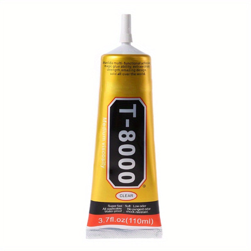 T 8000 Transparent Glue Repair Elastic Glue Plastic Rubber Shoes Jewelry Glue
