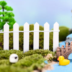 1pc Mini Wooden Fence for Fairy Garden Micro Landscape