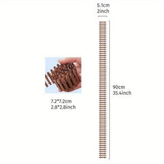 1pc Mini Wooden Fence for Fairy Garden Micro Landscape