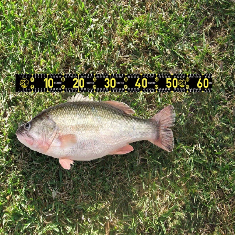 2pcs Portable Waterproof Fishing Ruler Soft Fish Measuring Tool
