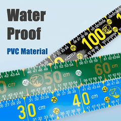 2pcs Portable Waterproof Fishing Ruler Soft Fish Measuring Tool