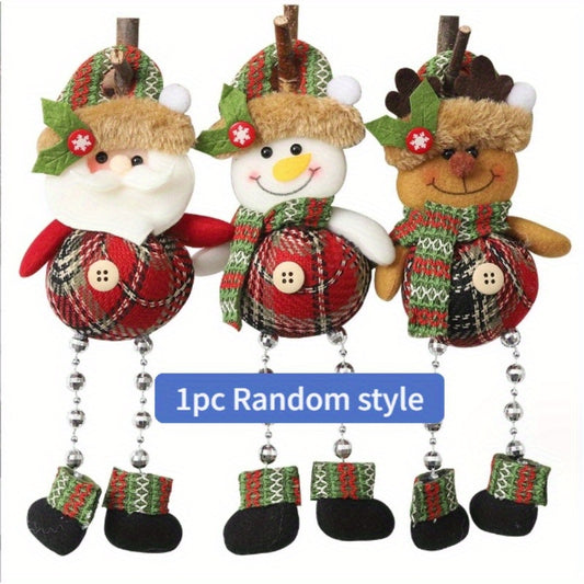 Christmas Hanging Decoration Snowman Deer Bear Doll Pendant