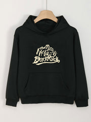 Girls Cartoon Mountain Hoodie Long Sleeve Sweatshirt