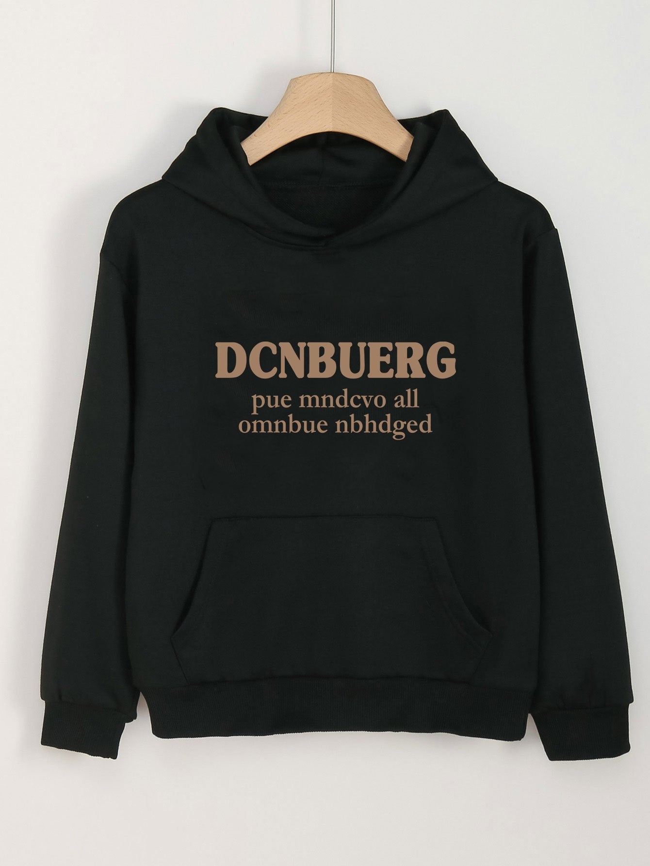 Girls Letter Print Hoodies Comfy Hooded Pullover Spring Fall Christmas Gift