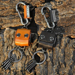Retro Cowhide Key Chain Ornament Hanging Keychain Accessory
