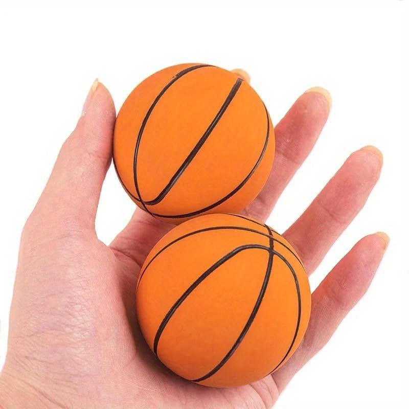 6 68 Cm Ultra High Elasticity Mini Rubber Basketball Hollow Elastic Ball Toy