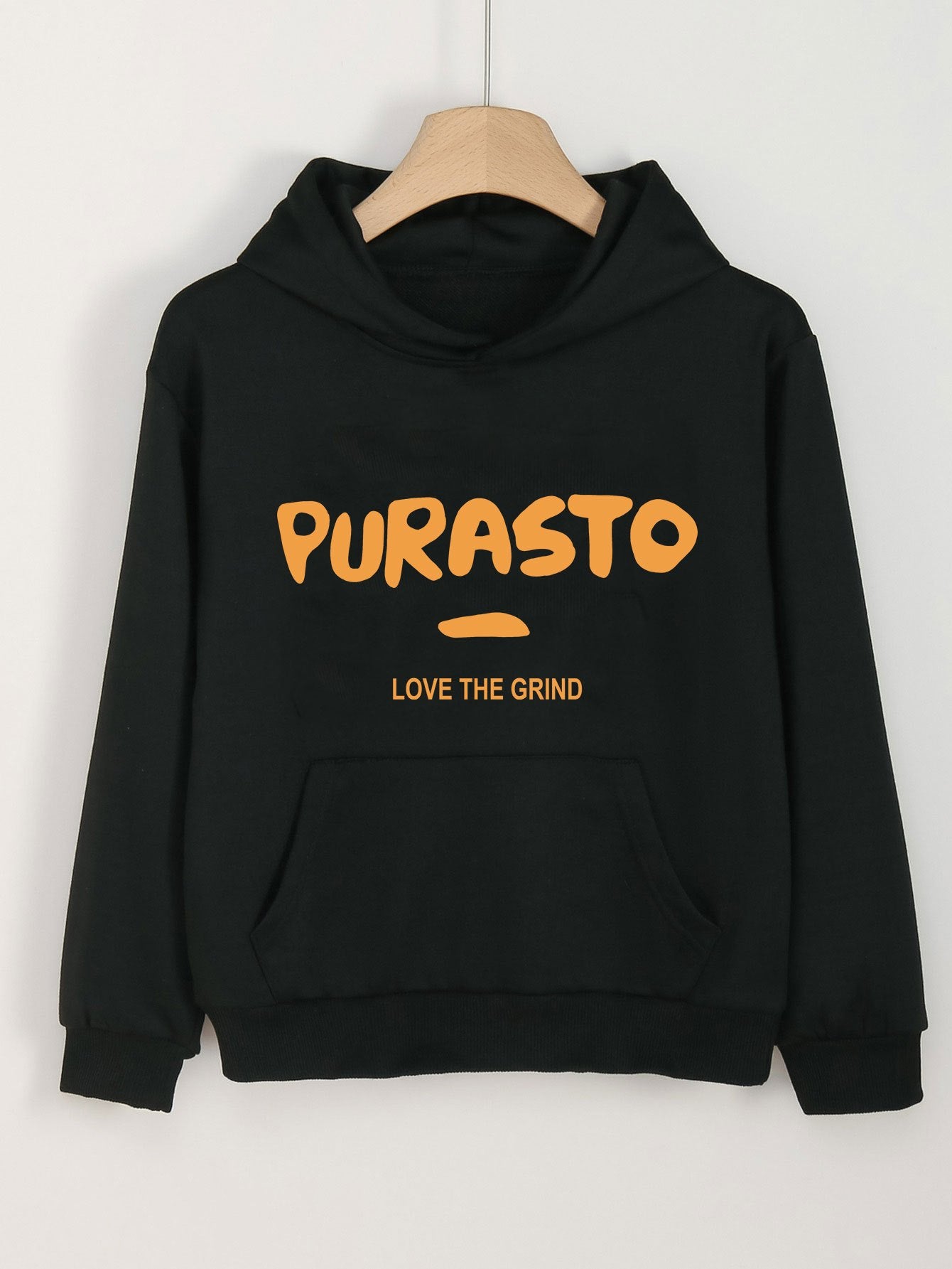 Girls PURASTO Print Hoodies Comfy Hooded Pullover With Pocket