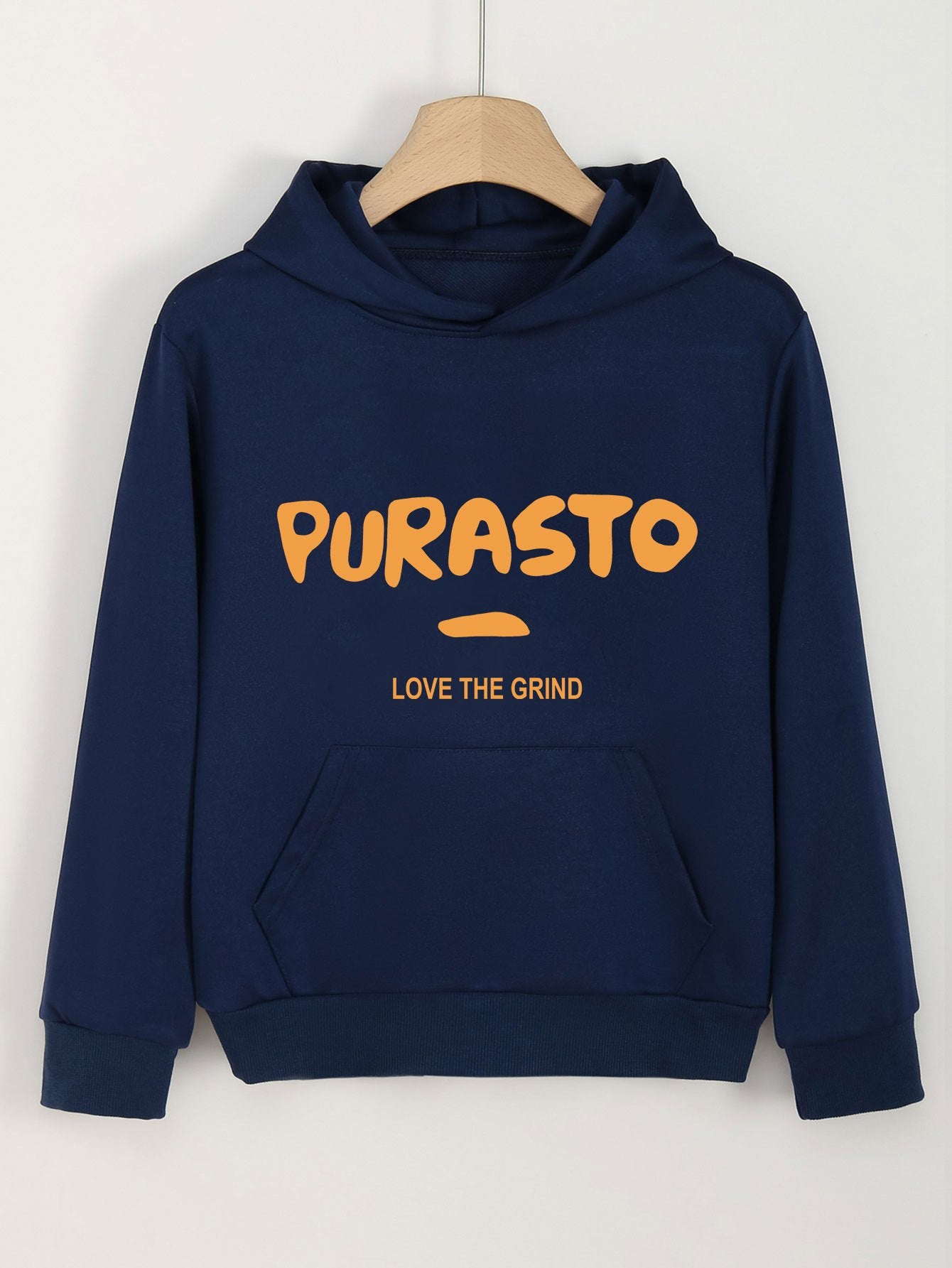 Girls PURASTO Print Hoodies Comfy Hooded Pullover With Pocket
