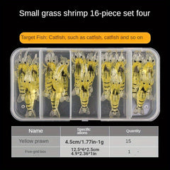 Bionic Shrimp Luminous Bait Set for Night Fishing
