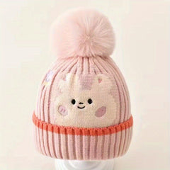 Kids Knitted Hat for Winter Warmth