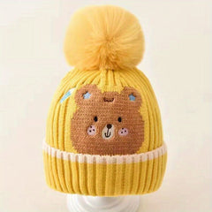Kids Knitted Hat for Winter Warmth