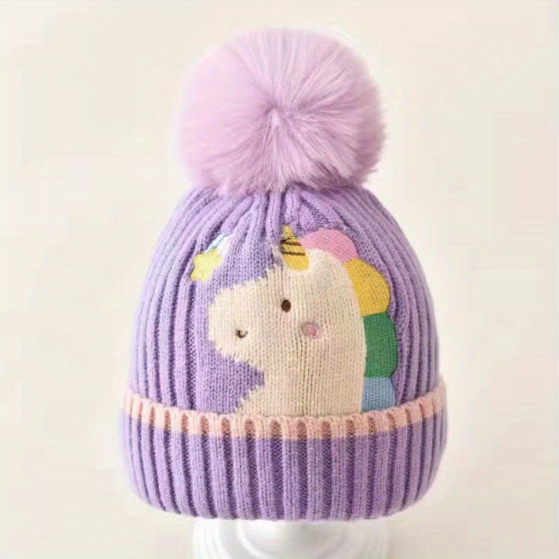 Kids Knitted Hat for Winter Warmth
