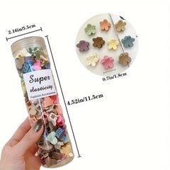 50pcs Flower Hair Claws & Heart Hair Clips Hair Accessories