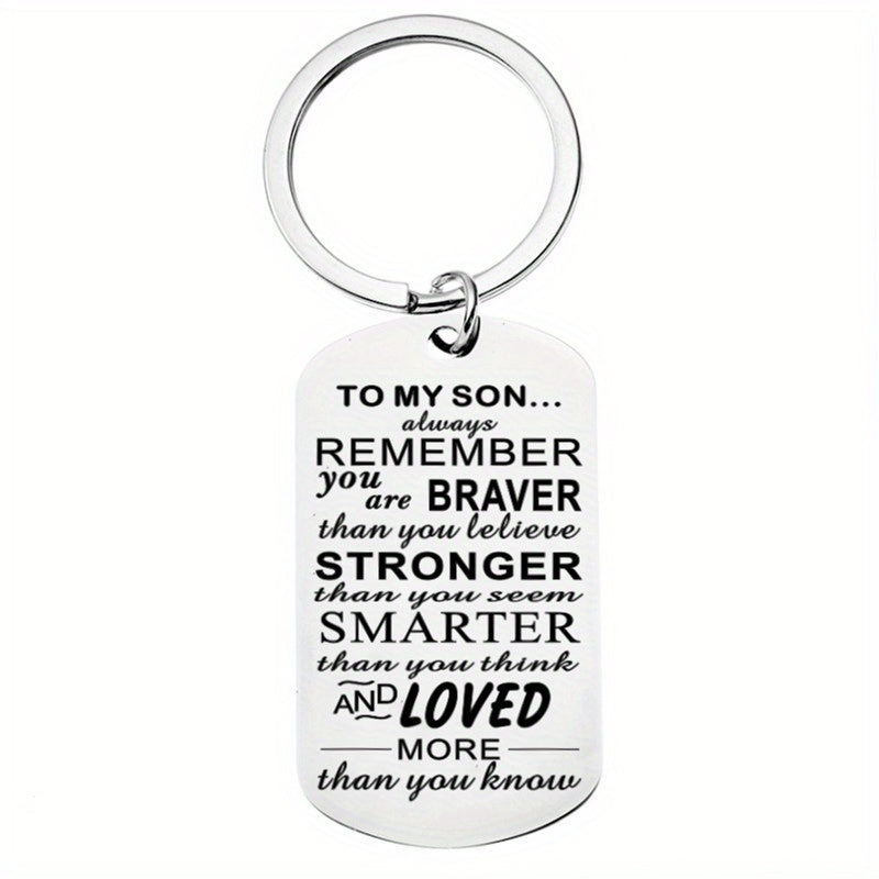 Stainless Steel Keychain Pendant Graduation Gift Men Women