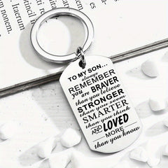 Stainless Steel Keychain Pendant Graduation Gift Men Women